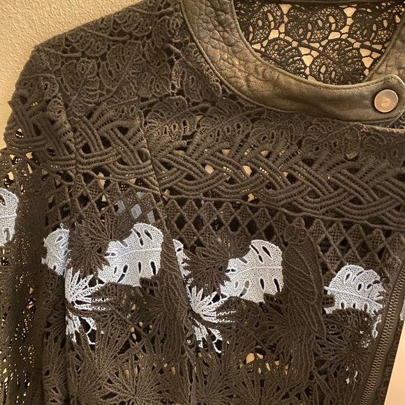 Yigal Azrouel Asymatrical Lace Jacket - NEW - Picture 3 of 8